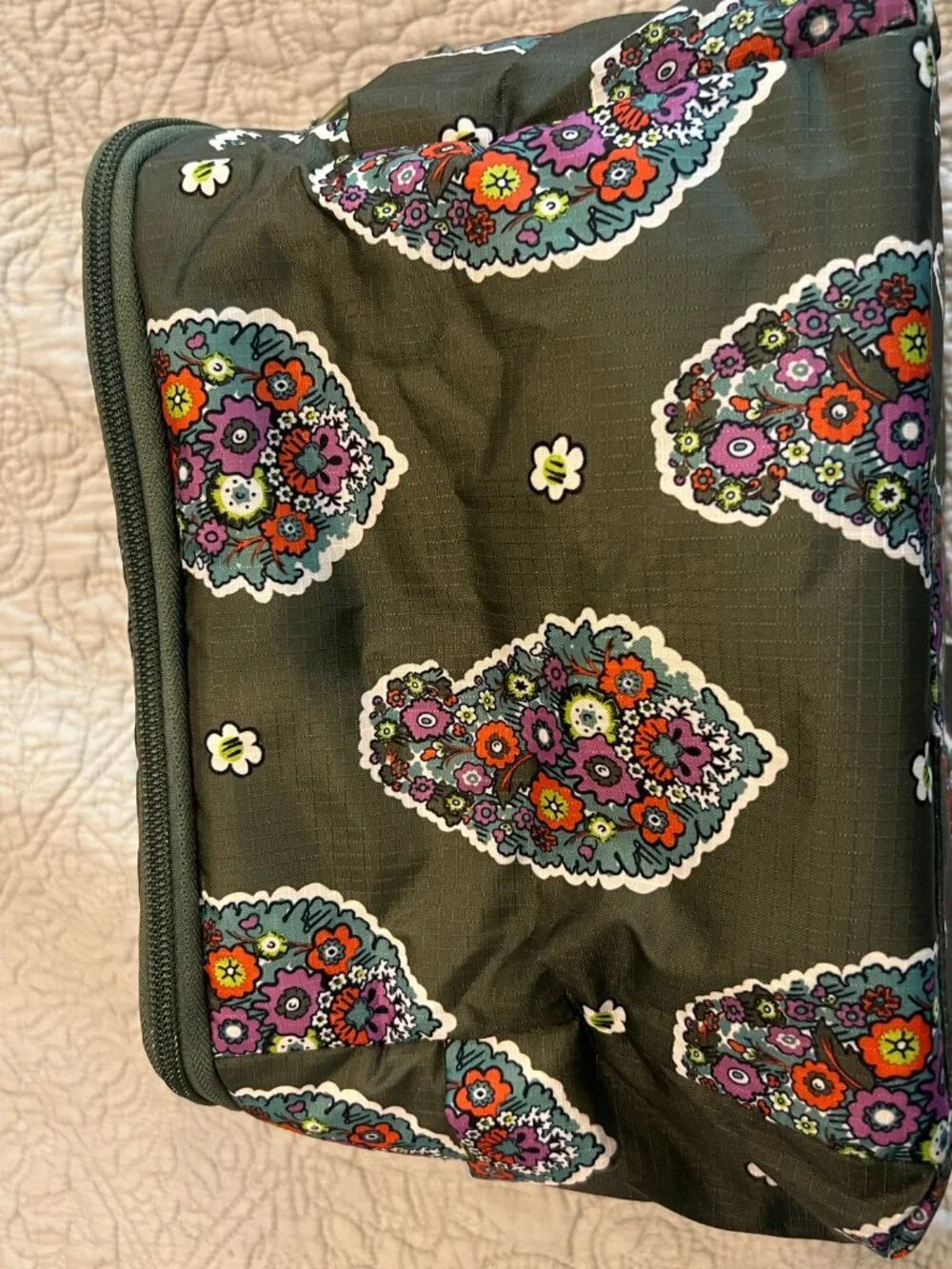 Vera Bradley Ripstop Lunch Cooler Kew Gardens Green